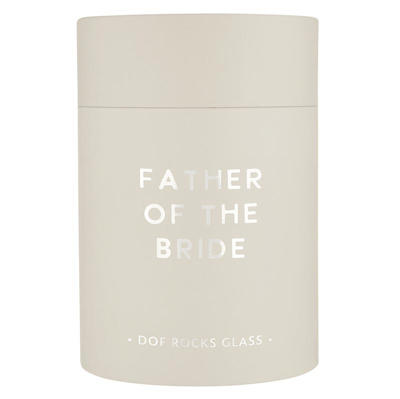 Double Old Fashioned Rocks Glass - Father of the Bride