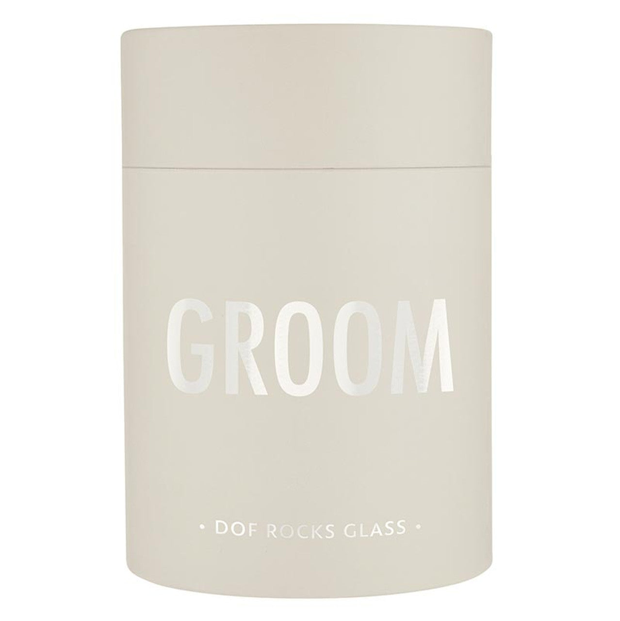 Double Old Fashioned Rocks Glass - Groom