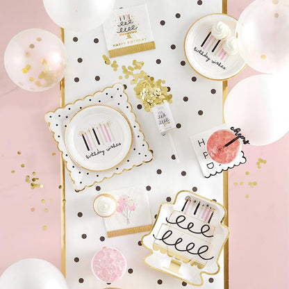 Shaped Paper Plates - Cake