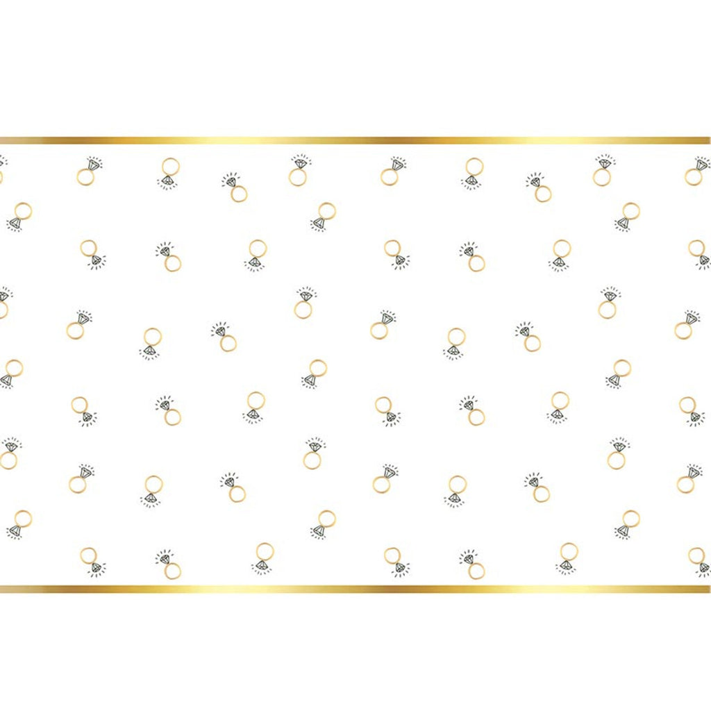 Foil Table Runner - Rings