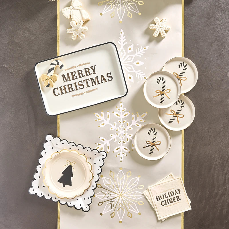 Paper Table Runner - Snowflakes