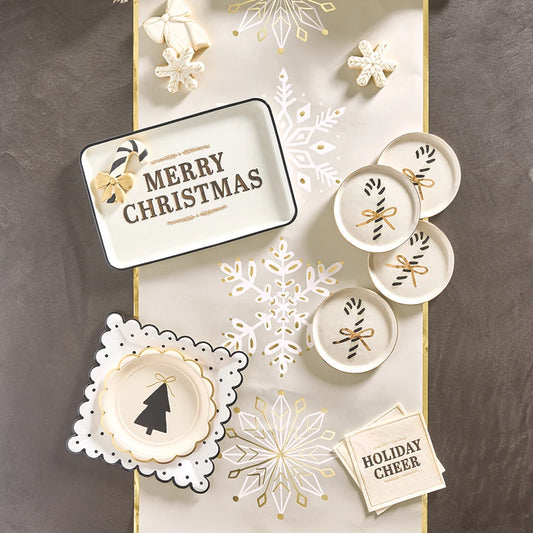 Paper Table Runner - Snowflakes