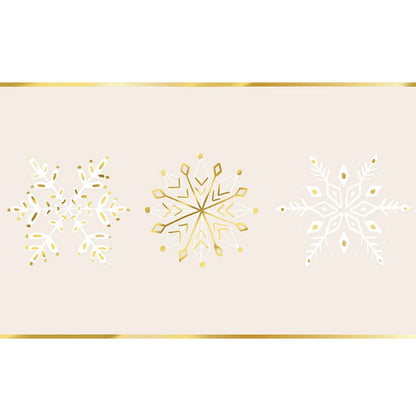 Paper Table Runner - Snowflakes