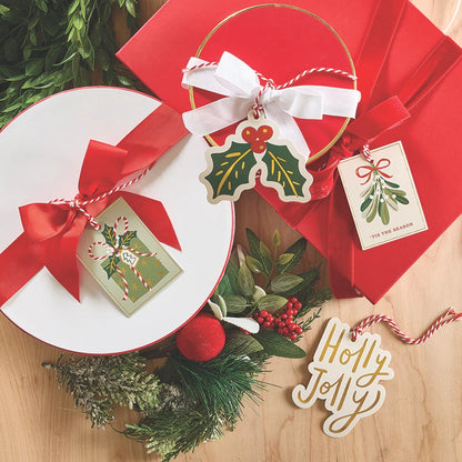 Gift Tag Book - Red Bow
