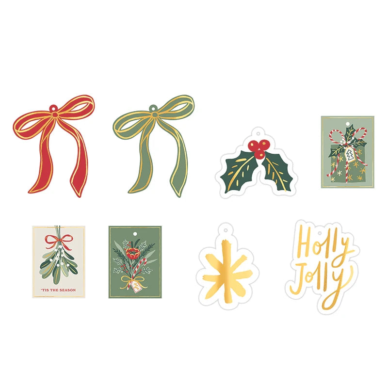 Gift Tag Book - Red Bow
