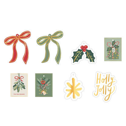 Gift Tag Book - Red Bow