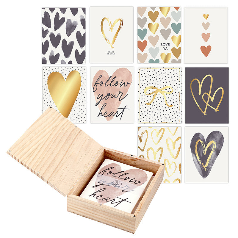 Hearts Boxed Greeting Cards