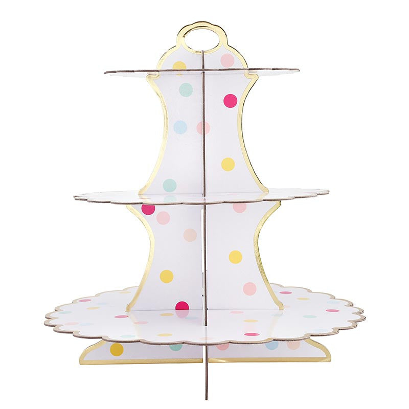 Cardboard Cupcake Stand - Confetti