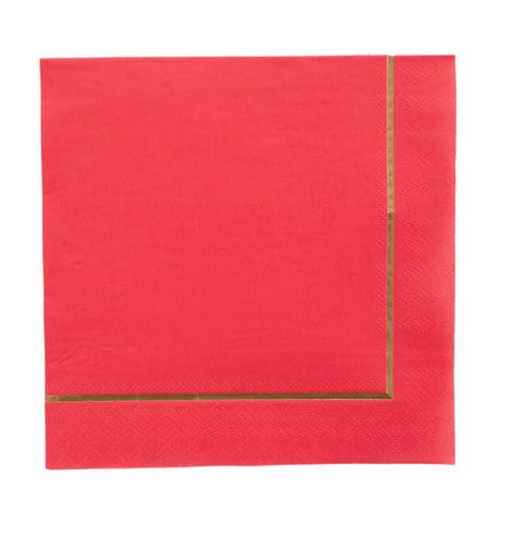 Cherry Red Signature Large Napkins