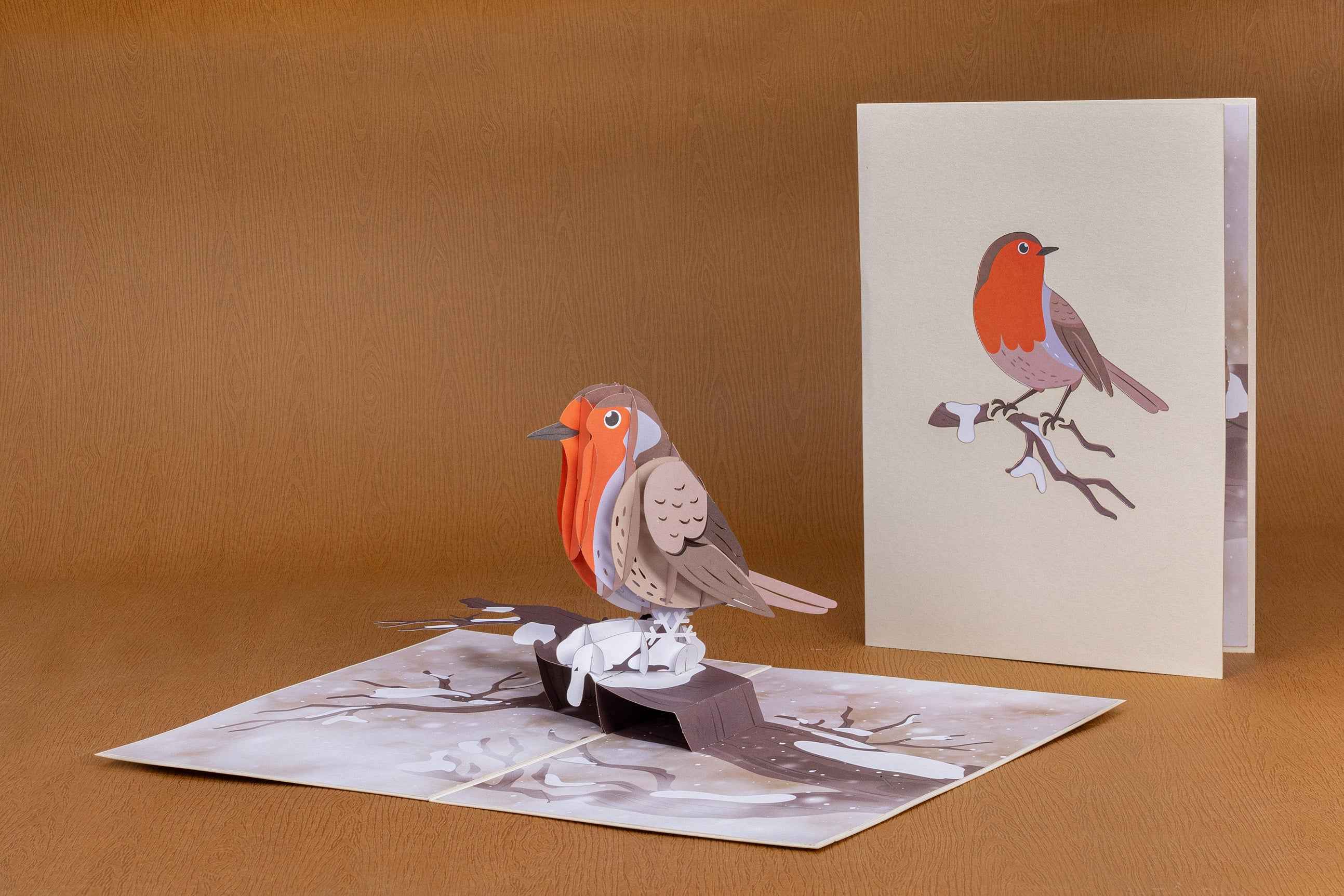 Robin Pop Up Card