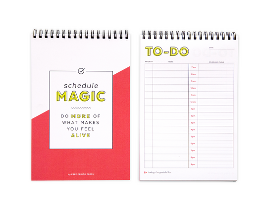 Schedule Magic: The Daily To-Do List Planner Notebook