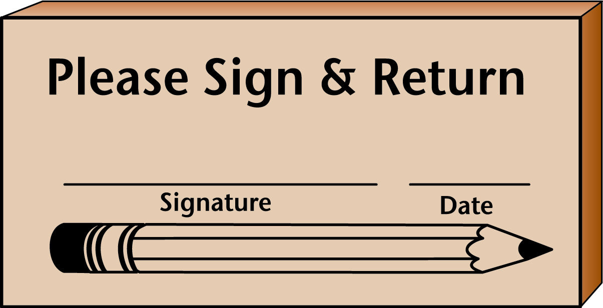 SHAPES ETC. Teacher's Stamp - Sign & Return