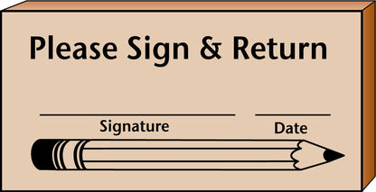SHAPES ETC. Teacher's Stamp - Sign & Return
