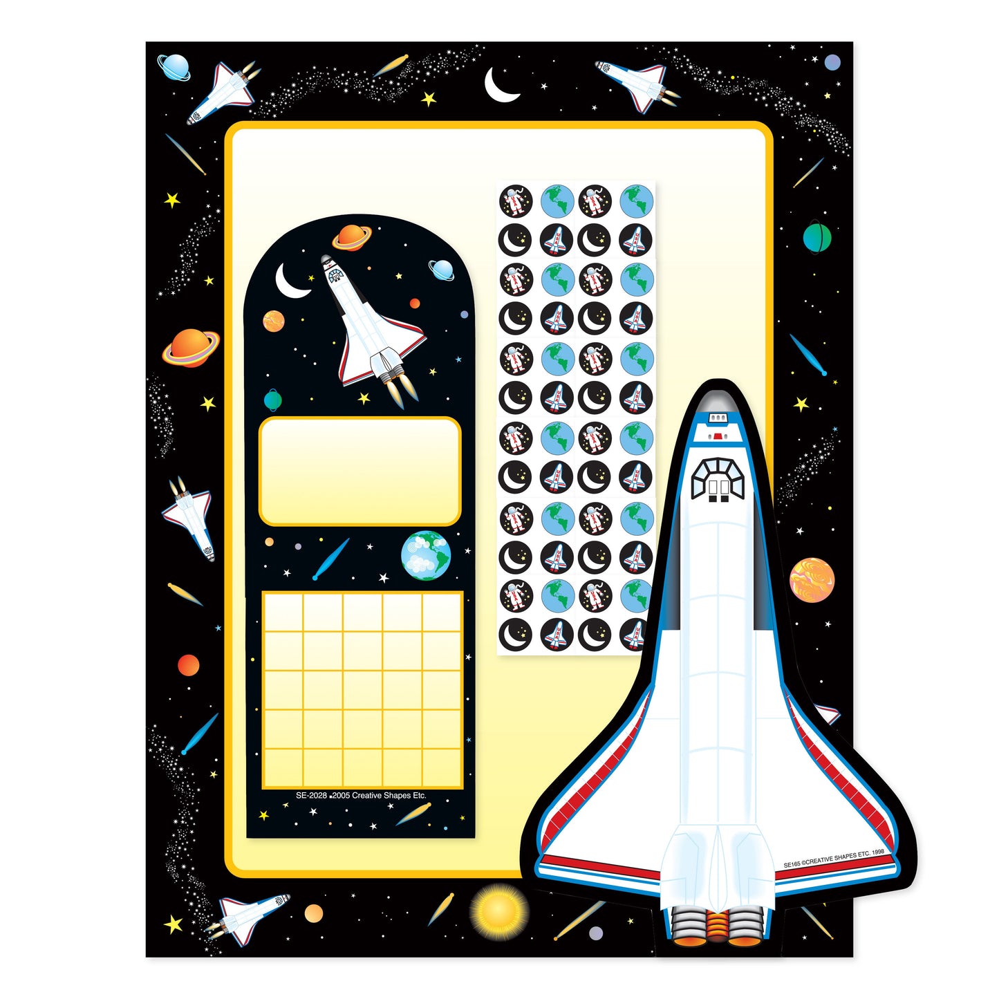 SHAPES ETC. Stationery Set - Space