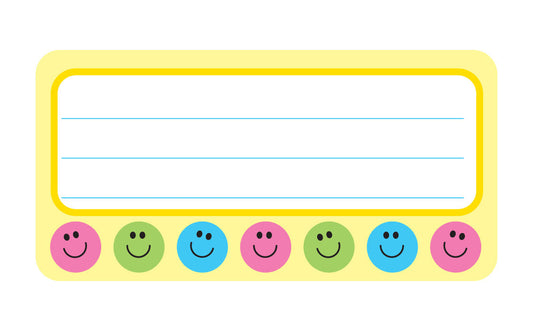 SHAPES ETC. Nametag - Smile