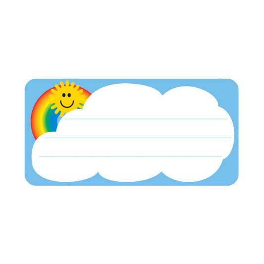 SHAPES ETC. Nametag - Rainbow Labels