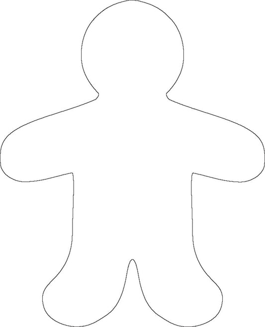 SHAPES ETC. Sticky Shape Notepad - Person