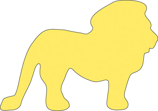 SHAPES ETC. Sticky Shape Notepad - Lion
