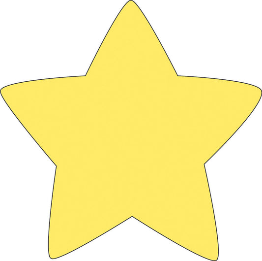 SHAPES ETC. Sticky Shape Notepad - Star