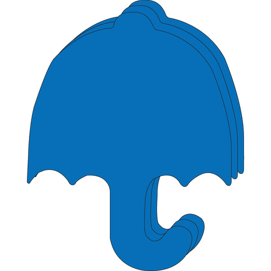 SHAPES ETC. Super Cut-Outs - Single Color Umbrella