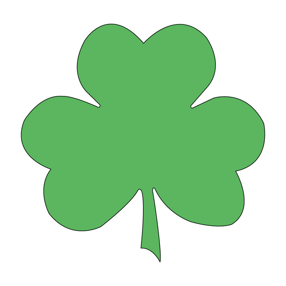SHAPES ETC. Sticky Shape Notepad - Shamrock