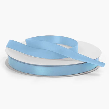 French Blue Single Faced Satin