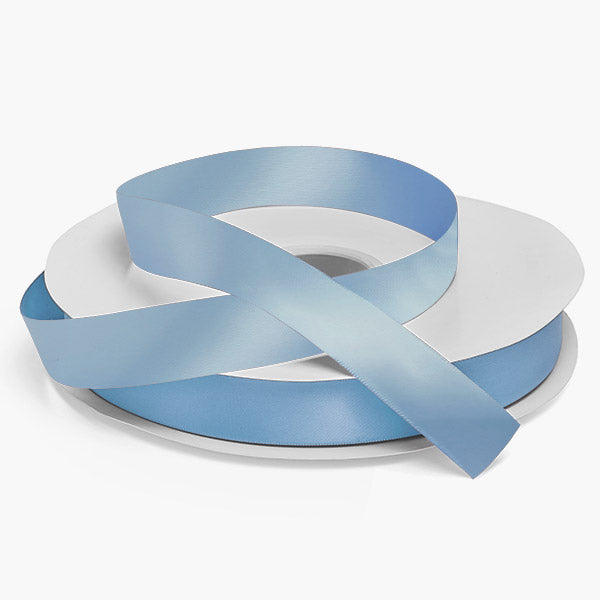 French Blue Single Faced Satin