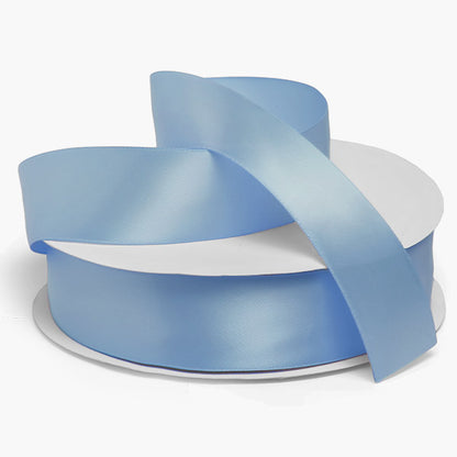 French Blue Single Faced Satin
