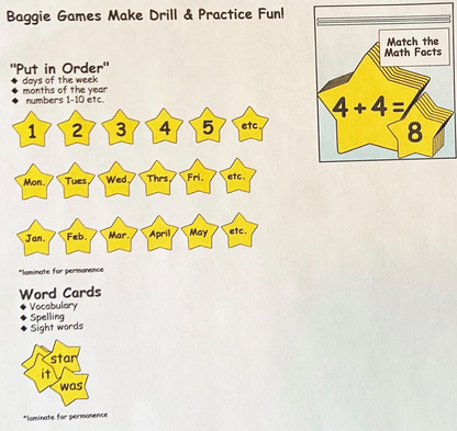 SHAPES ETC. Star Large Single-Color Creative Cut-Outs- 5.5"