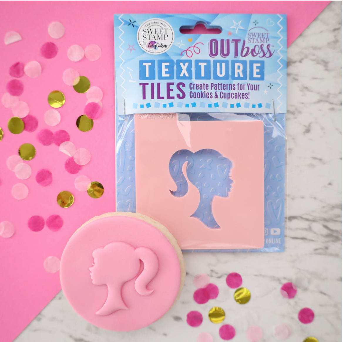 DOLLHOUSE SILHOUETTE OUTBOSS TEXTURE TILES BY SWEET STAMP