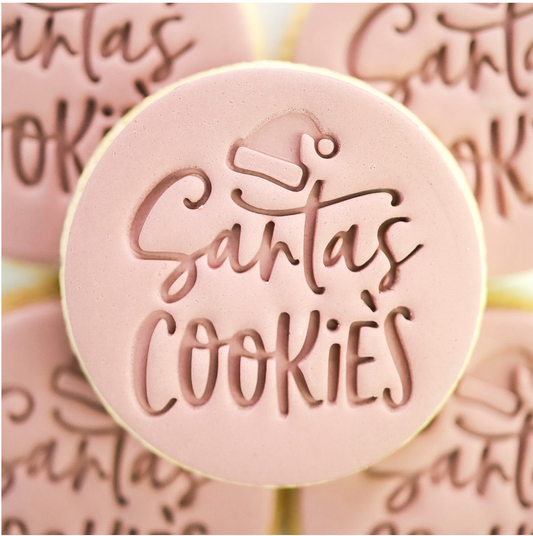 "SANTAS COOKIES" EMBOSSER BY SWEET STAMP