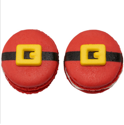 SANTA BUCKLE EDIBLE DECORATIONS