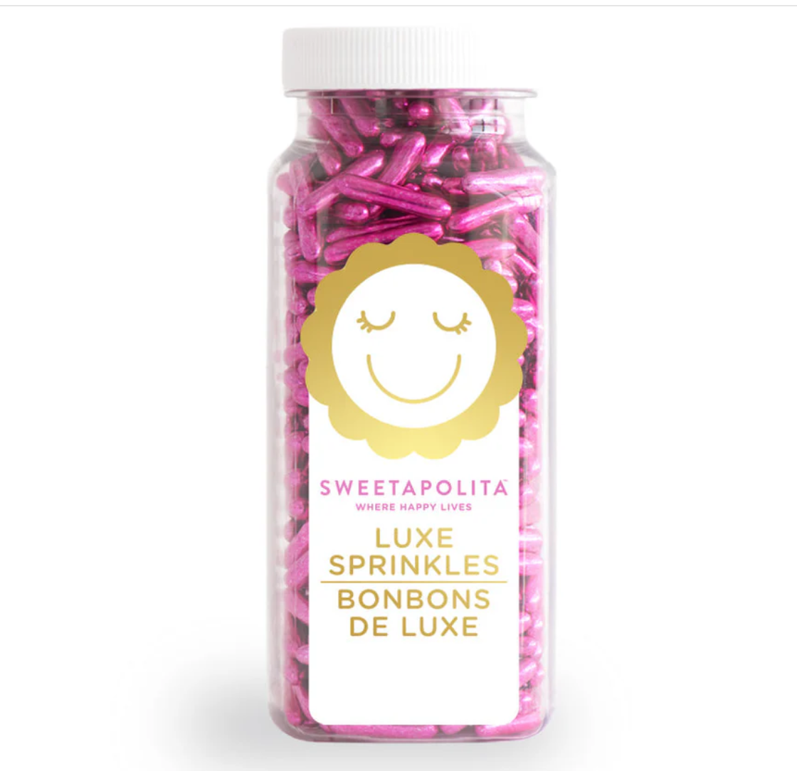 BRIGHT PINK METALLIC RODS BY SWEETAPOLITA