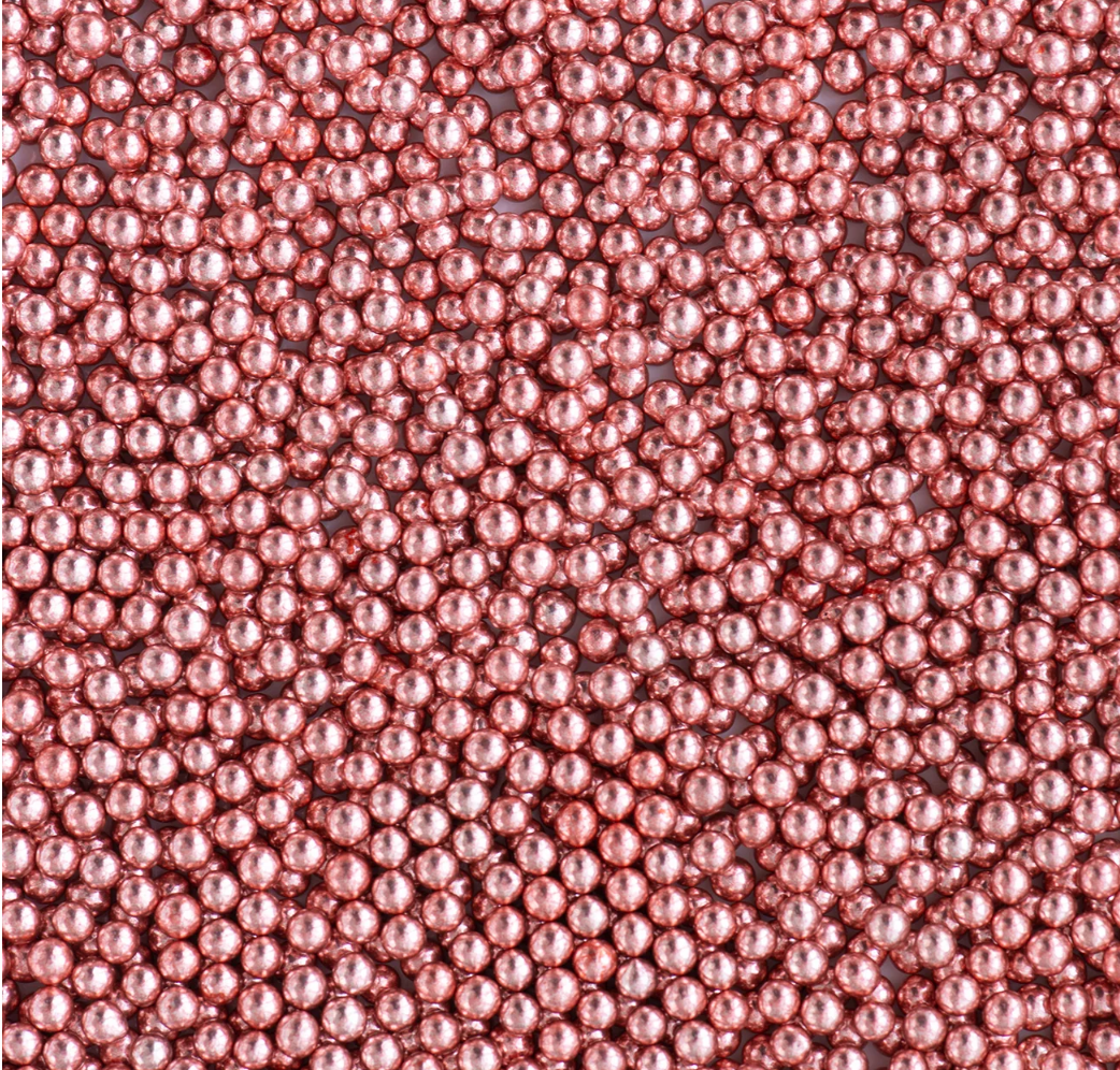 6MM ROSE GOLD DRAGEES BY SWEETAPOLITA
