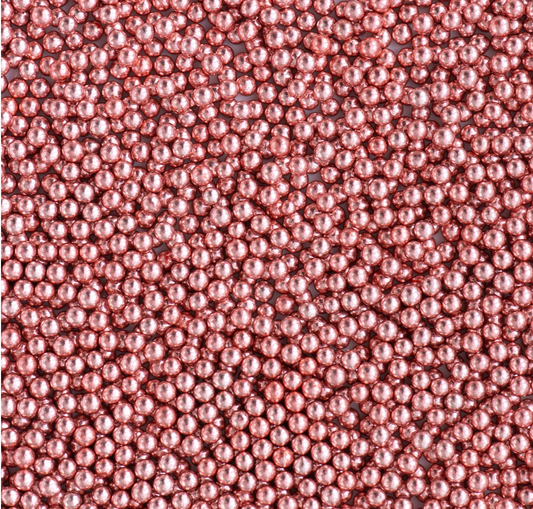 6MM ROSE GOLD DRAGEES BY SWEETAPOLITA