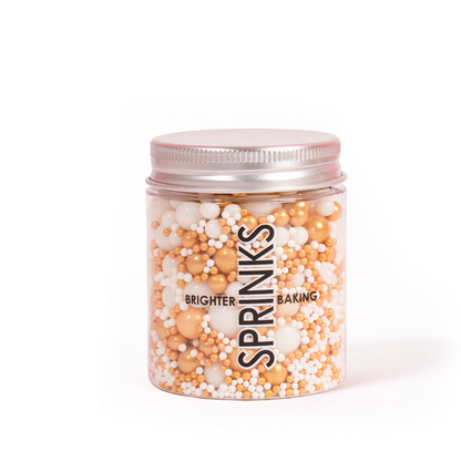 CHAMPAGNE VELVET CRUNCH SPRINKLES 70G BY SPRINKS