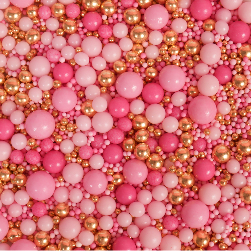 PINK VELVET CRUNCH SPRINKLES 70g BY SPRINKS