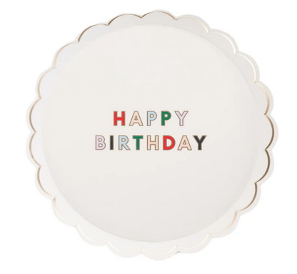 Blanc White Signature Happy Birthday Small Plates