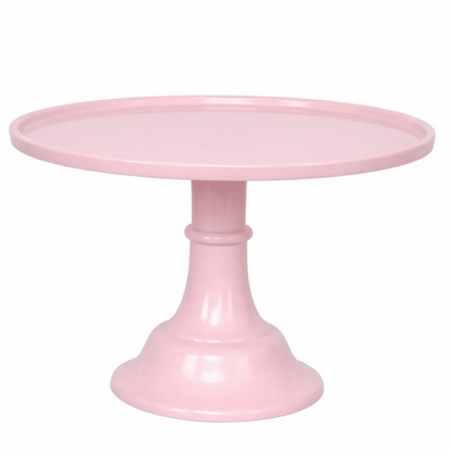 Large Petal Pink Pedestal Melamine Cake Stand