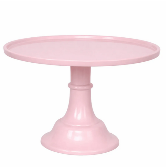 Large Petal Pink Pedestal Melamine Cake Stand