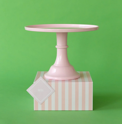 Large Petal Pink Pedestal Melamine Cake Stand