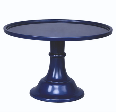 Large Midnight Blue Pedestal Melamine Cake Stand