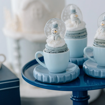 Large Midnight Blue Pedestal Melamine Cake Stand