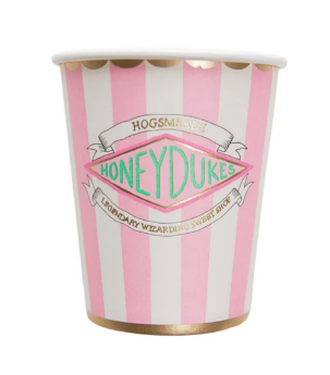 Harry Potter X Bonjour Fete Honeydukes Pink Stripe Cups