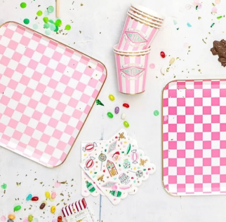 Harry Potter X Bonjour Fete Honeydukes Pink Stripe Cups