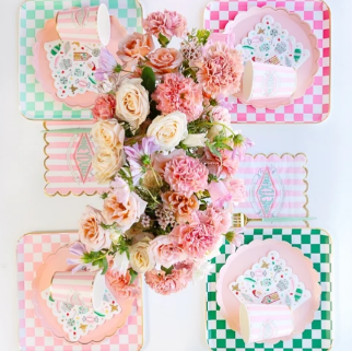 Harry Potter X Bonjour Fete Honeydukes Pink Stripe Cups