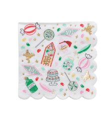 Harry Potter X Bonjour Fete Honeydukes Small Pattern Napkins
