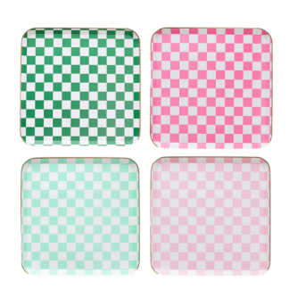 Harry Potter X Bonjour Fete Honeydukes Checker Large Plates