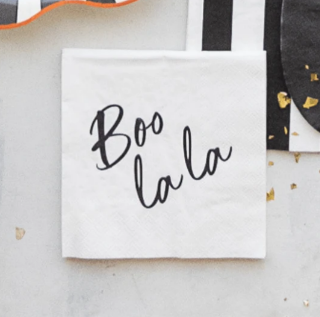 Boo La La Cocktail Napkins