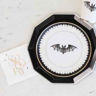 Spooky White Cocktail Napkins